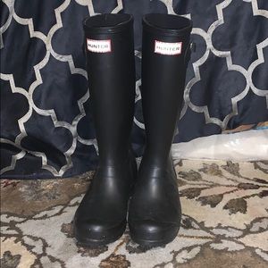 Black Hunter rain boots matte